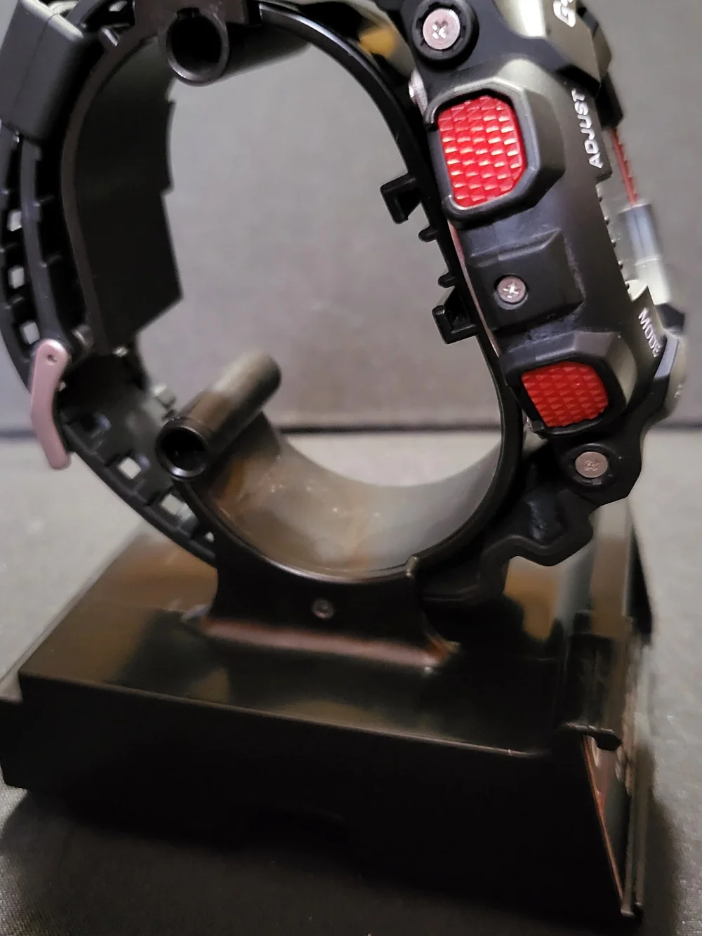 CASIO G-SHOCK GA-100 Black and Red Sport Watch